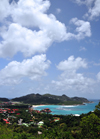 Saint Jean, St. Barts / Saint-Barthlemy: the bay seen from the hills - Baie de Saint Jean - photo by M.Torres