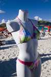 St. Martin - Orient Beach: dummy with bikini - photo by D.Smith