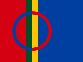 Sami flag - Lapland