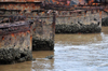 So Tom, So Tom and Prncipe / STP: old hulls rust in the harbour / no porto velhos cascos enchem-se de ferrugem e lapas - photo by M.Torres