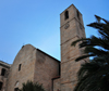 Olbia / Terranoa / Tarranoa, Olbia-Tempio province, Sardinia / Sardegna / Sardigna: under the tower of St. Paul's church - chiesa di san Paolo - photo by M.Torres