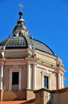 Oristano / Aristanis, Oristano province, Sardinia / Sardegna / Sardigna: St. Mary's Cathedral - Baroque dome - Santa Maria Assunta - photo by M.Torres