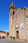 Gesturi, Medio Campidano province, Sardinia / Sardegna / Sardigna: late gothic church of Saint Teresa of vila - parrocchiale di Santa Teresa d'Avila - photo by M.Torres