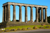 Scotland - Edinburgh: The Athens of the north, this replica of the Parthenon waserected on Calton Hill in the 1820's - the money ran out and it was neverfinished but remains part of the skyline to this day - photo by C.McEachern