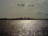 Dakar, Senegal: silhouette de la ville vu de l'Ile de Gore - aprs-midi - photo by T.Trenchard
