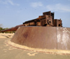 Sngal - le de Gore: fort - canon de marine - Seconde Guerre mondiale - photographie par G.Frysinger