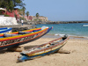 Senegal - Gore Island: fishing boats - photo by G.Frysinger