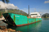 Mahe, Seychelles: Victoria - in the port - small freighter - photo by M.Torres