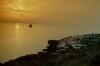Sicily / Sicilia - Lipari island - Aeolian islands: looking west - sunset over the Tyrrhenean sea (photo by Juraj Kaman)