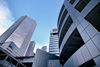Singapore - financial district - car park - modern architecture - photo by S.Lovegrove