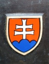 Slovakia / Slowakei - Bratislava: Slovak national coat of arms - photo by J.Kaman