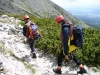 Slovakia - High Tatras: hikers with full gear - photo by J.Kaman