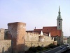 Slovakia / Slowakei - Bratislava: Saint Martin's cathedral and the old walls - photo by J.Kaman