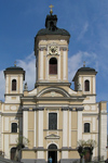 Slovakia - Bansk tiavnica: Ascenssion Church - faade - photo by J.Kaman