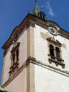 Slovakia - Levoca / Locse / Leutschau / Lewocza - Presov Region: clock tower of the Old Town Hall - photo by J.Fekete