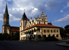Slovakia - Levoca - Presov Region: St.James church and Old Town Hall - photo by J.Fekete