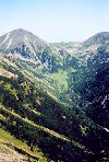 Slovakia - Bodruzal village - Rohace National Park / Stredoslovensk: View from Mt. Jakubina to Mt. Klin (photo by K.Pajta)