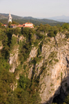 Slovenia - Skocjan Caves / Skocjanske jame / Grotte di San Canziano: cliffs and limestone caves in the Kras / Karst region - UNESCO World Heritage Site - photo by A.Kilroy