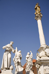 Plague monument - under the Virgin Mary, Glavni Trg, Maribor, Slovenia - photo by I.Middleton