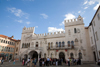 Koper (Capodistria) - Slovenian Istria region / Slovenska Istra - Slovenia: Praetorian palace, now the town hall, in Titov Square - Venetian Gothic style - photo by I.Middleton