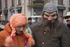 Slovenia - Ljubliana: Pust celebrations - Mardi Gras - people in costume - photo by I.Middleton