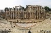 Spain / Espaa - Extremadura - Mrida: wide angle view of the Roman theatre (photo by Angel Hernandez)