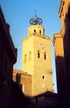Spain / Espaa - Medina del Campo: church tower (photo by Miguel Torres)