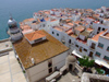 Spain - Peiscola - View from the castle - lighthouse and rooftops