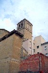 Spain / Espaa - Logroo: bell tower of the church of St James / iglesia de Santiago