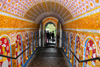 Kandy, Central province, Sri Lanka: entrance tunnel - Sri Dalada Maligawa - Temple of the Sacred Tooth Relic - photo by M.Torres