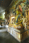 Hikkaduwa, Southern Province, Sri Lanka: Hell Temple detail - Buddha - photo by B.Cain
