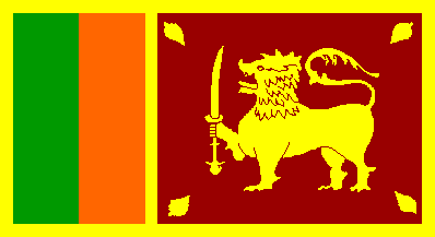 Sri Lanka (formerly Ceylon / Ceilo) - flag