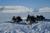Svalbard - Spitsbergen island - Tempelfjorden: snow scooters - photo by A. Ferrari