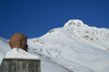 Svalbard - Spitsbergen island - Pyramiden: frozen Lenin, enjoying a view over Pyramiden mountain - photo by A. Ferrari