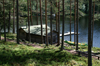 lvdalen, Dalarnas ln, Sweden:a sauna by the lake Navarsj - photo by A.Ferrari