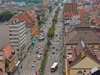 La Chaux-de-Fonds: view from Espacit tower - Lopold-Robert avenue / depuis espacite - Av. Leopold-Robert (photo by Christian Roux)