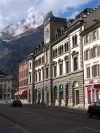 Glarus: clock / Uhr (photo by Christian Roux)