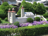 Switzerland - Melide, canton of Ticino: Swissminiatur - Stockalper castle in Brigue - 1:25 scale model - photo by J.Kaman