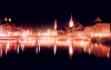 Switzerland - Zurich / Zurigo / ZRH : the Limmat by night - Rudolf Brun Brucke (photo by M.Torres)