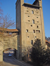 Switzerland / Suisse / Schweiz / Svizzera -  Fribourg / Freiburg: Morat gate /  la porte de Morat (photo by Christian Roux)