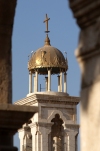 Damascus / Damasek: St Mary's Greek orthodox church - detail of the campanile - christenviertel - Christian quarter - church street - Cathedral of the Dormition of the Virgin Mary - photographer: John Wreford