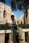 Aleppo: young arab businessman at the citadel (photo by Petri Alanko)