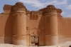 Syria - Qasr al hair asharqi - Qasr Al-Hair Al-Sharqi: gate (photo by J.Wreford)