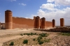 Syria - Qasr al hair asharqi - Qasr Al-Hair Al-Sharqi: walls (photo by J.Wreford)