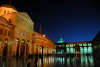 Syria - Damascus: Omayyad Mosque - the courtyard - looking west - nocturnal - Masjid Umayyad - photographer: M.Torres