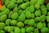 Damascus, Syria: Green Almonds Stall in Al-Salihia - food - photographer: M.Torres