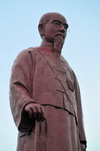 Taipei, Taiwan: Jieshou Park, statue of Lin Sen - Chairman of the National Government of the Republic of China 1931-1943 - photo by M.Torres