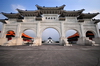 Taipei, Taiwan: Liberty Square main gate, known as the Gate of Integrity (paifang, a traditional Chinese arch), leading to Chiang Kai-shek Memorial Hall - photo by M.Torres