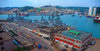 Keelung port and Taiwan Navy - photo by Bob Henry