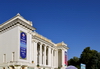 Dushanbe, Tajikistan: white faade of the Ayni Opera and Ballet Theatre - photo by M.Torres